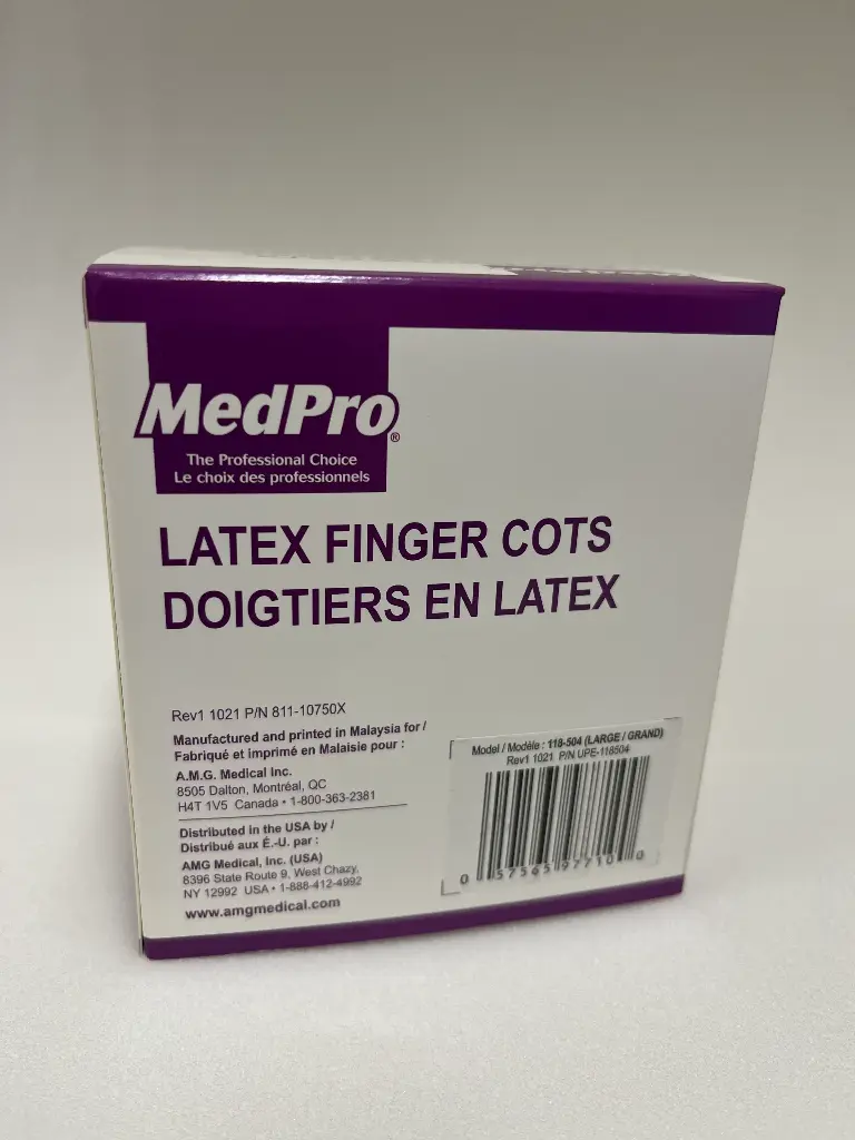 Doigtiers en latex - Boîte de 288